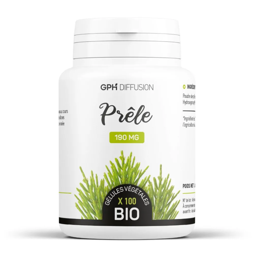 Gélules de prêle biologique 190mg