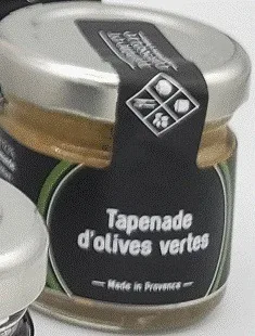 Tapenade d'olives vertes 35g