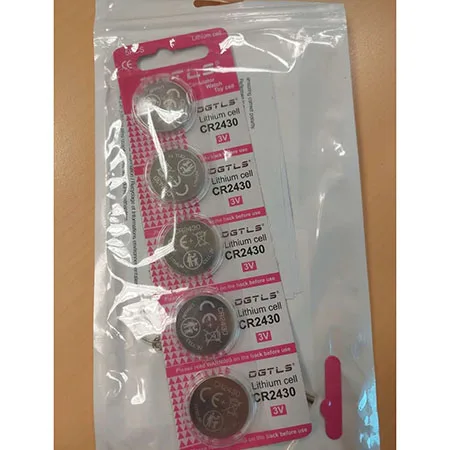 Lithium cell piles à boutons