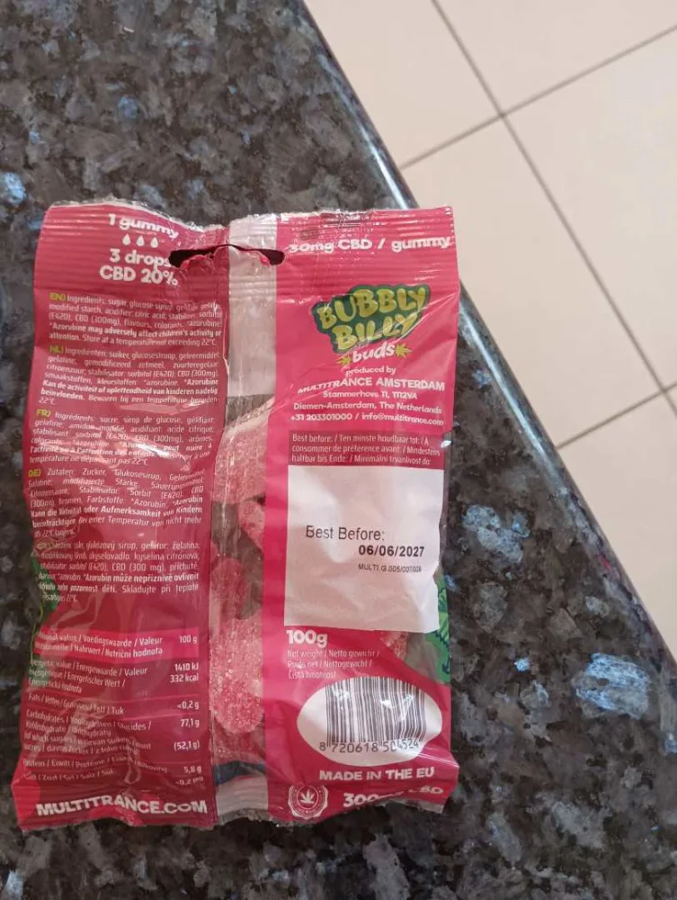 Bubbly billy cbd gummy bears