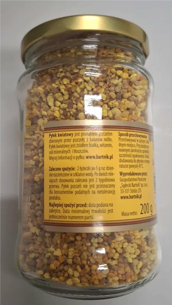 Ostrzeżenie publiczne dotyczące żywności: wysoki poziom alkaloidów pirolizydynowych w określonej partii pyłku kwiatowego