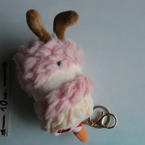 Key ring with soft toy