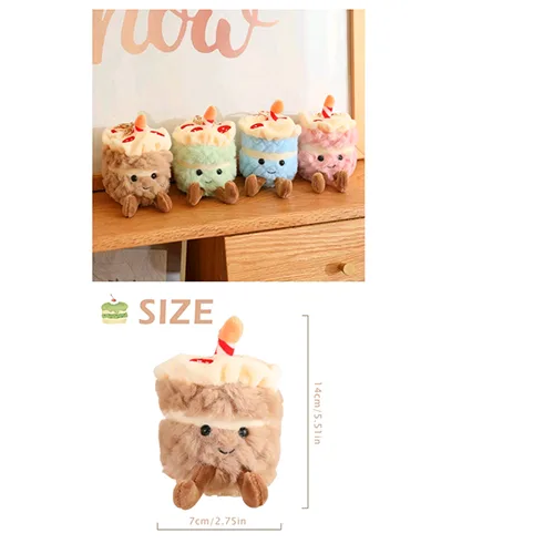 Key ring with soft toy