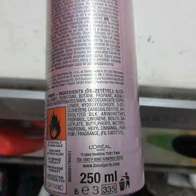 Hair spray