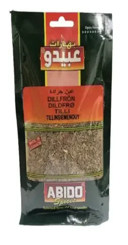 Abido, Dildfrø tørret