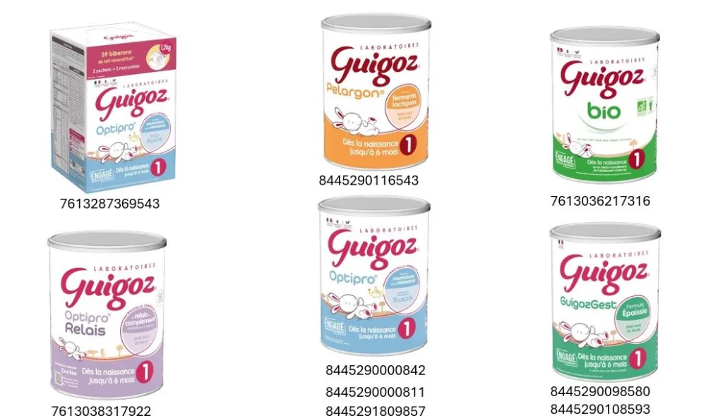 Guigoz lait infantile en poudre