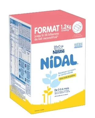 Nidal lait infantile en poudre