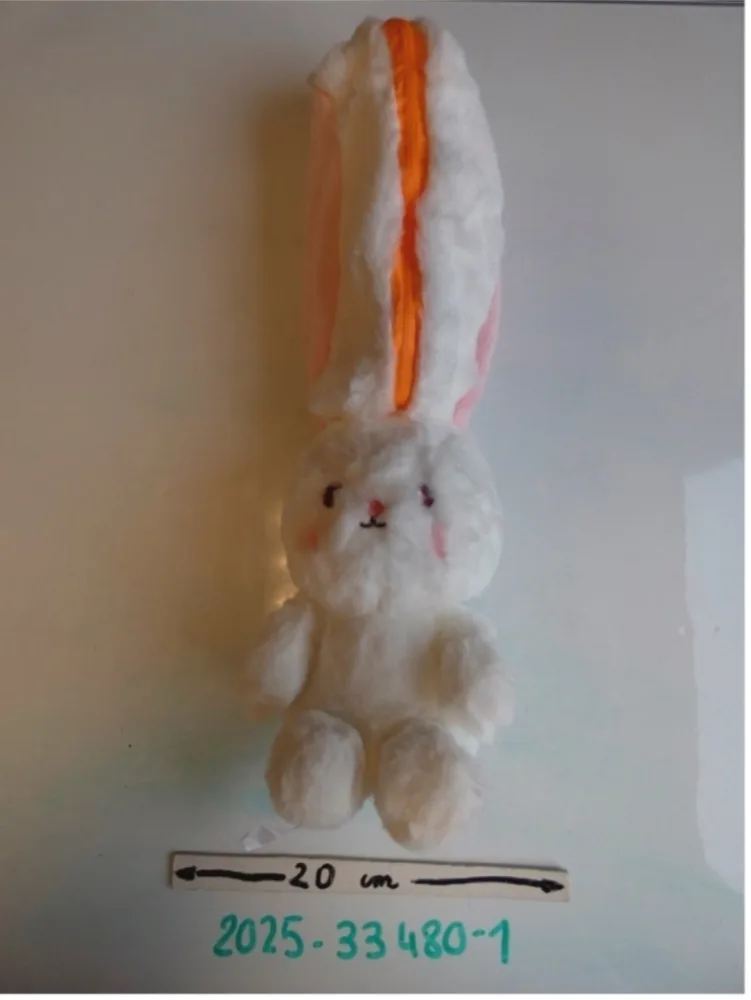 Peluche lapin carotte