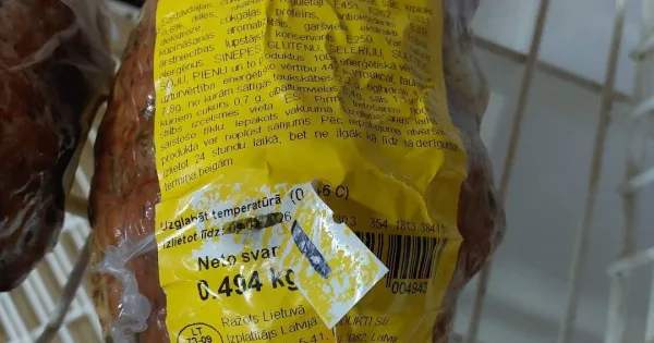 Veikalā “MERE” izņem produktus ar beigušos derīguma termiņu
