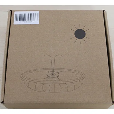 Solar panel fountain