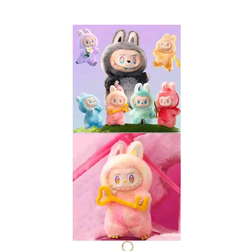 Key ring with soft toy