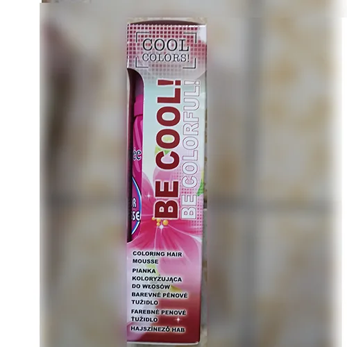 Hair colour mousse