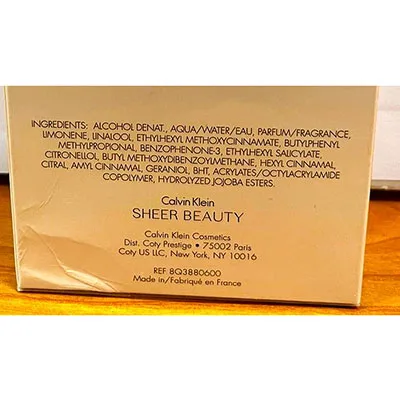 Eau de toilette