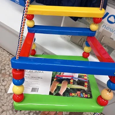 Plastic swing