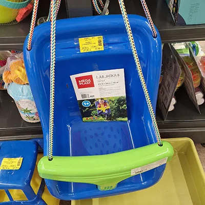 Plastic swing