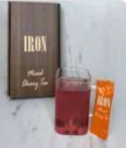 Iron coffee, iron mixed cherry tea