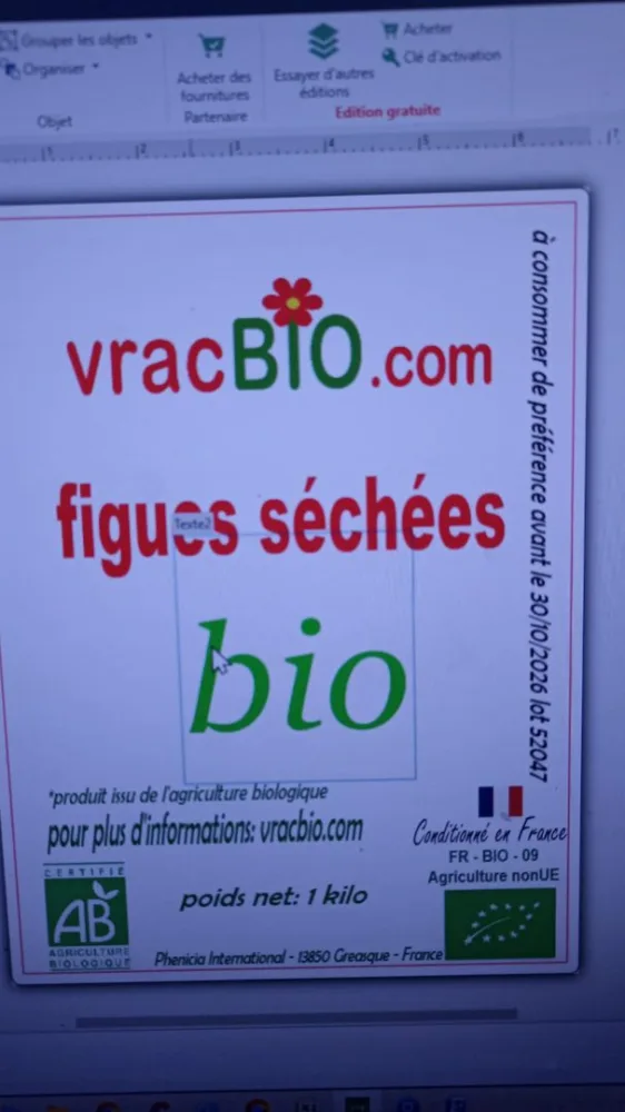 Figue sechee
