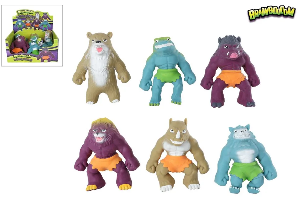 Jungle Expedition super stretch gorilla 13.5 Zentimeter, Brainboooom super stretch Raubtier 14 Zentimeter