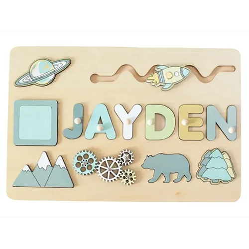 Wooden activity toy