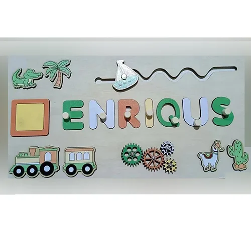 Wooden activity toy