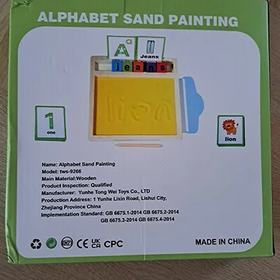 Sand activity toy
