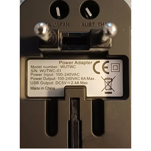 Travel adaptor