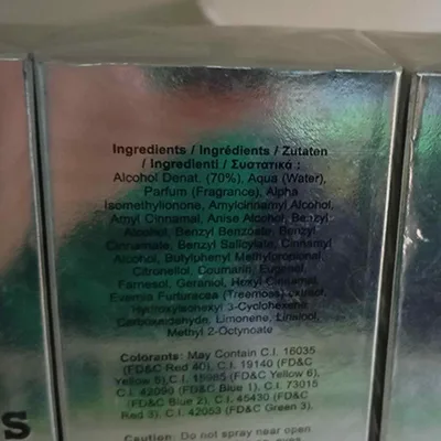 Eau de toilette