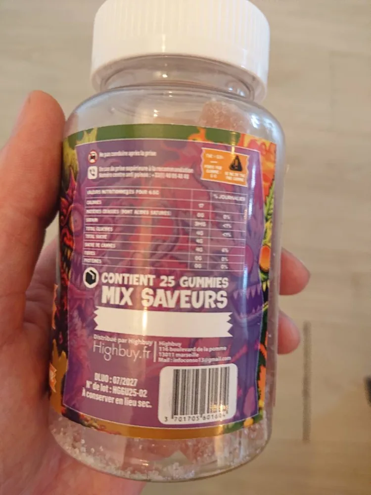Happy ganja gummies thc 0.3%