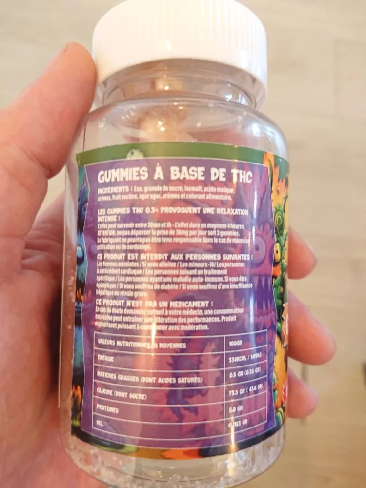 Happy ganja gummies thc 0.3%