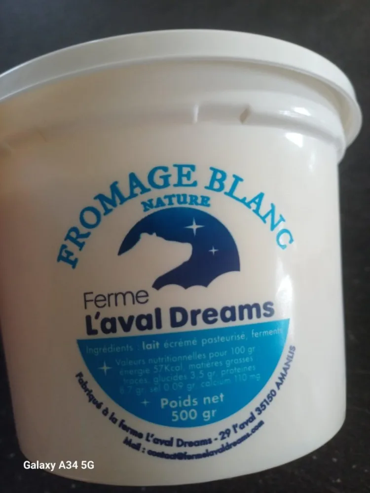 Fromage blanc au lait cru