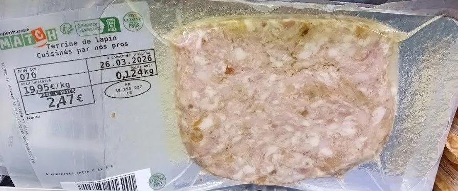 Terrines cuisinés par nos pros
