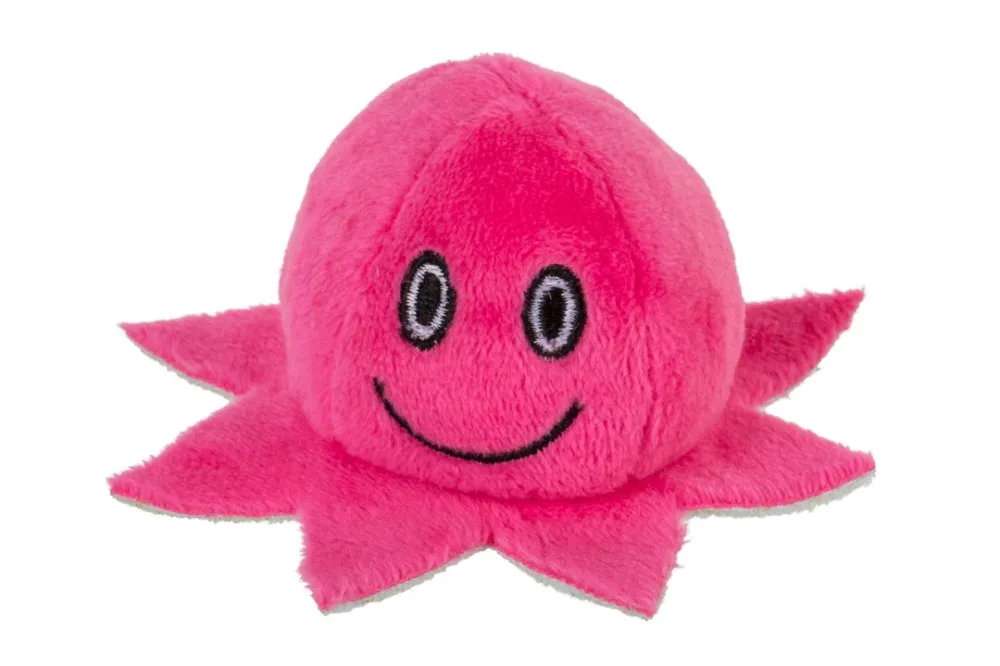 Peluche poulpe réversible en capsule plastique