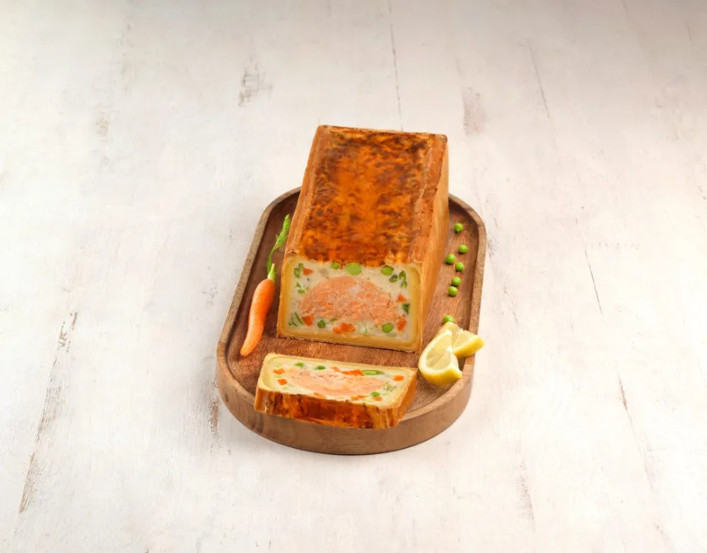 Pate croute vendu a la tranche au rayon traiteur charcuterie