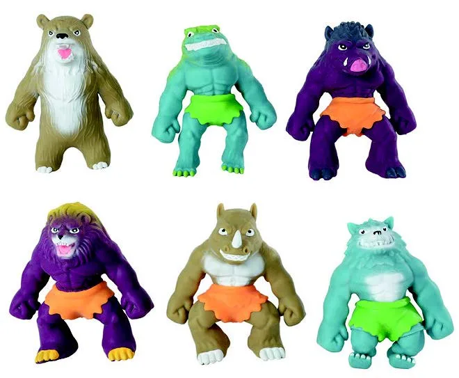 Jungle Expedition Super Stretch Gorilla 13,5 Zentimeter, Brainboooom Super Stretch Raubtier 14 Zentimeter