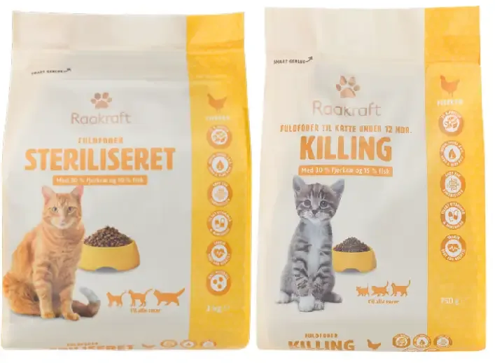 Raakraft Fuldfoder Steriliserede katte