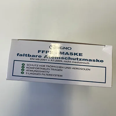 Particle filter mask
