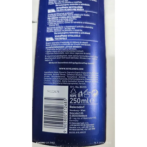 Body milk