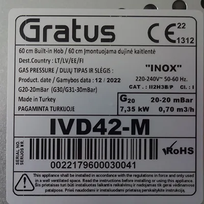 Gas stove