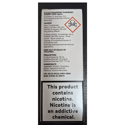 Electronic cigarette cartridge