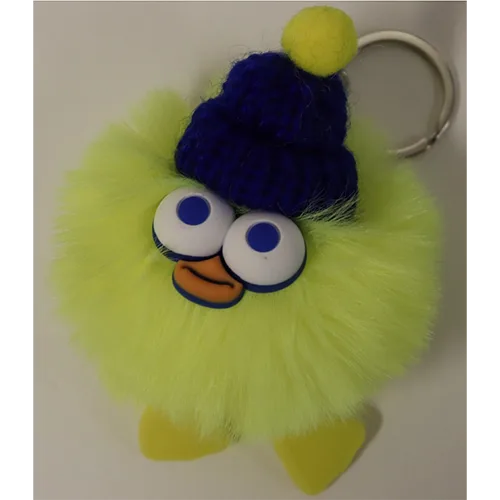 Toy slime with key ring
