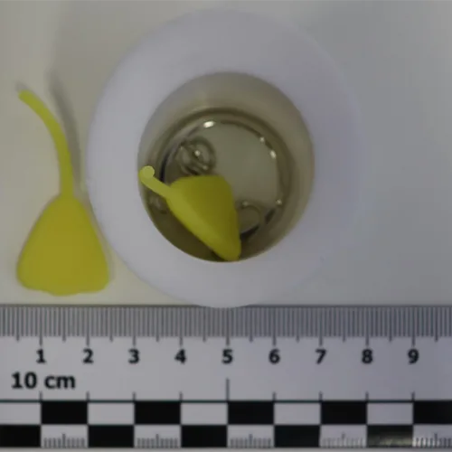 Toy slime with key ring