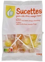 Sachet sucettes 154g