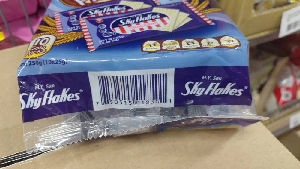 Crackers sky flakes snackpack 250 g