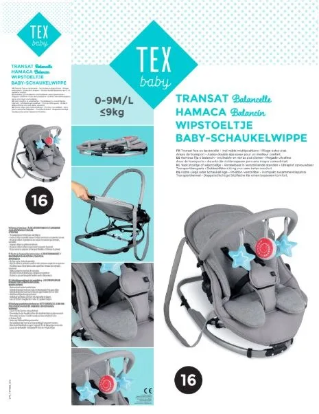 Transat balancelle gris