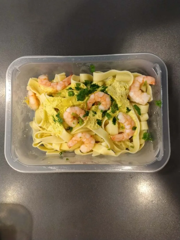 Tagliatelles cuisinées