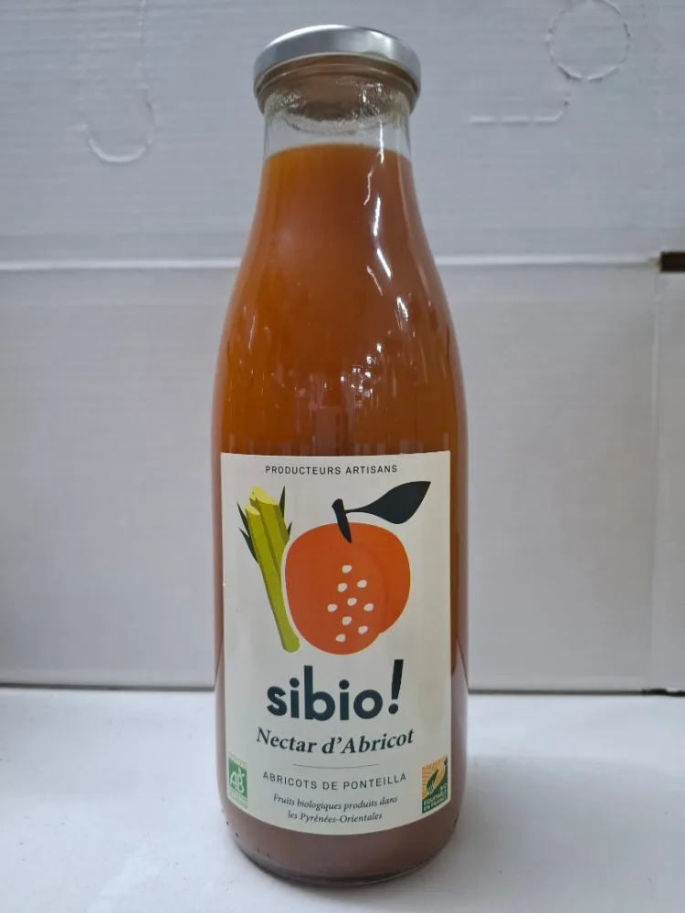 Nectar abricot bio centilisation 75 cl