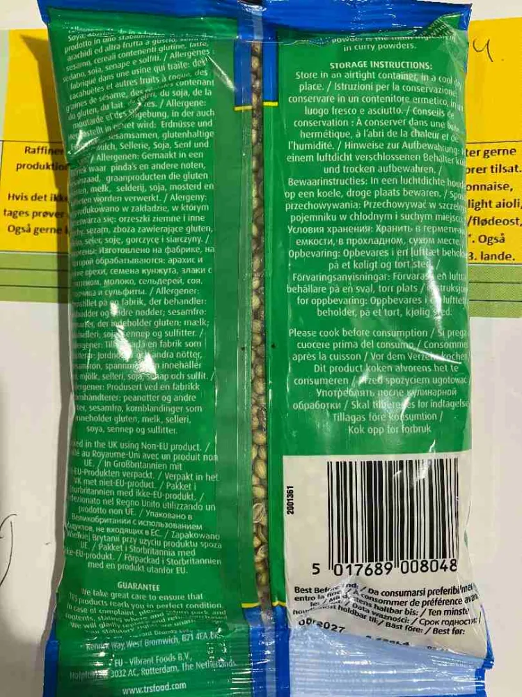 Graines de coriandre dhania entières