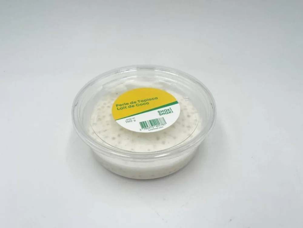 Perle de tapioca lait de coco, pudding aux graines de chia mangue