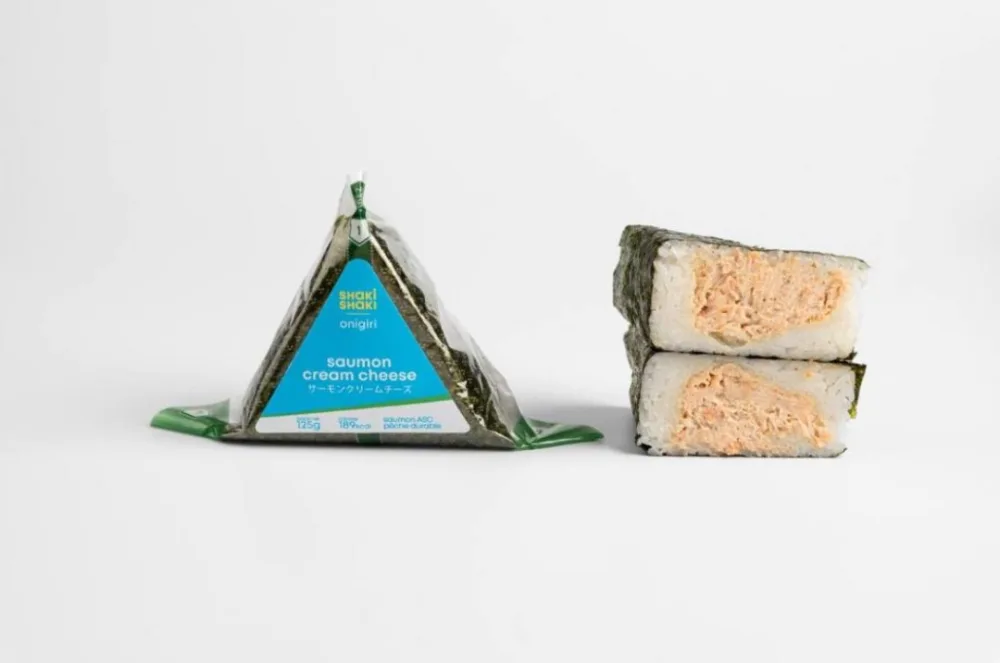 Onigiri saumon cream cheese