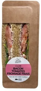 Club bacon tomate fromage frais